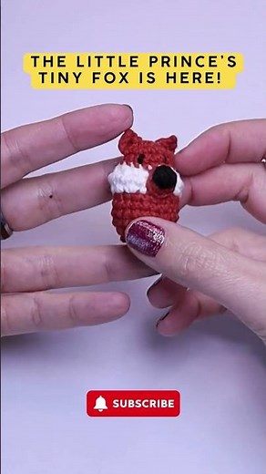 Tiny Little Prince Fox Quick Mini Amigurumi Cutie