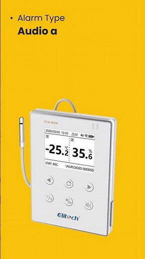 Real Time Temperature and Humidity Datalogger | Elitech RCW-800W | Instrukart