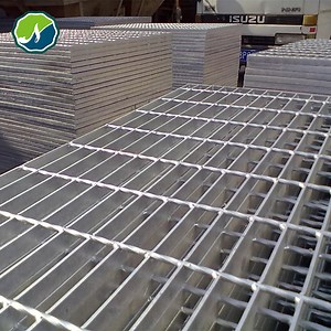 [Hot Item] Factory Galvanized Steel Bar Grating Stainless Metal Grating Steel Serrated Bar Grating