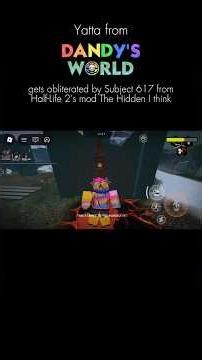 Dandy's World?: Yatta vs The Hidden and dies #dandysworld #dandysworldmeme #dandysworldroblox