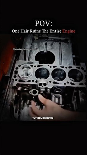POV: One Tiny Hair Stopped The Engine 💀 #Shorts #Cars #Engine #CarLovers #viral