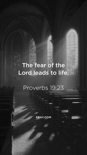 7.1K views · 557 reactions | True life begins where holy reverence lives. ️ At first glance, this verse may sound intimidating — but in truth, it speaks of deep reverence, awe, and honor toward a holy and loving God. This kind of "fear" isn’t about dread; it’s about recognizing God's majesty, His power, and His perfect wisdom. When we walk in reverent fear of the Lord, we are choosing a path that leads us away from destruction and into fullness of life. | pray.com | Facebook