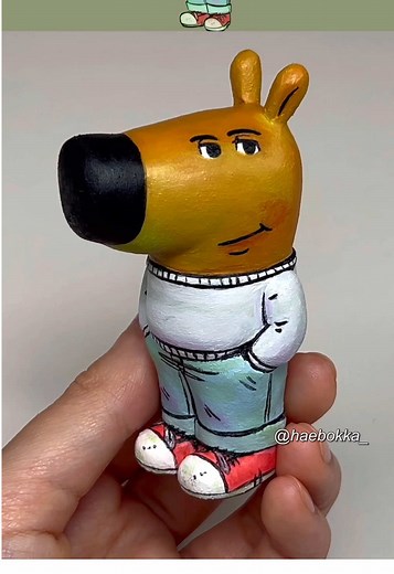 3D펜으로 만든 귀여운 Chill Guy 캐릭터!