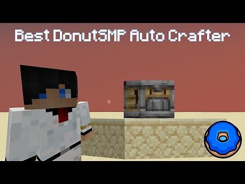 The Best Auto Crafter On The DonutSMP | Minecraft Tutorial