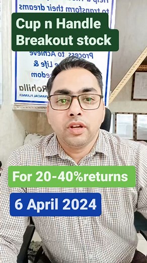 1.3K views · 109 reactions | Swing Trading stock, Cup n Handle Breakout for 20-40% Returns. #SwingTrading #stocks #stockmarket #sharemarket #investment #investing #trading #stocks #IntradayTrading #finance #success #motivation #Growth #financialfreedom #Wealthcreation #moneymantra | Money Mantra with Deepak Rohilla | Facebook