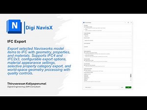 Digi NavisX IFCExports