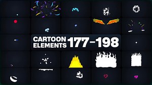 Cartoon Elements For After Effects Video AEP Template Free Download - Pikbest