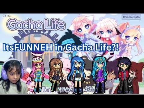 Playing Gacha Life on PC: ItsFunneh Krew Characters Challenge! ✨