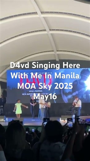 D4vd Here With Me Live In Manila MOA SM Mall Of Asia 2025 May16