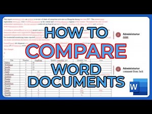 How to Compare Word Documents: Find Differences and Use Track Changes with Comments