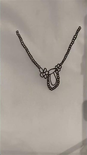 DIY Jewelry Design Drawing Idea ✨ | #shorts #viralart