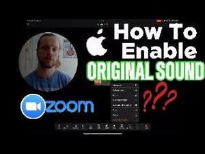 How to Enable Original Sound on Zoom for iPad (2025 Update) | Step-by-Step Tutorial