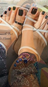 “Aesthetic steps for an aesthetic day 🌸” #fblifestyle #StyleSteps #FootwearFashion #AestheticVibes #SandalStyle #FashionDetails #ToeNailArt #DailyAesthetic | Smooth Feet & Hands