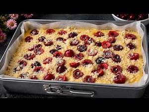 🍒 Cherry cake – the summer cake that melts in your mouth | Simple and delicious 🍰