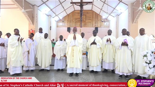 Welcome to the live broadcast of the Dedication of St. Stephen’s Catholic Church and Altar ⛪✨ | A sacred moment of thanksgiving, consecration, and renewal | Presided over by The Most Rev. Charles Gabriel Palmer-Buckle, Metropolitan Archbishop of Cape Coast 🙏 | May this house of God be a place of worship, unity, and grace for all | Live from St. Stephen’s Catholic Church, Dunkwa-On-Offin | Thank you for worshiping with us online | ✨ Powered by St. Stephen’s Multimedia|| | St. Stephen's Catholic 