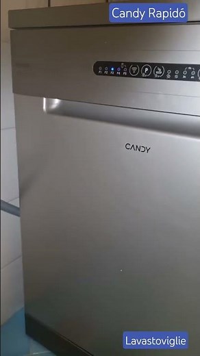Candy Rapido 13 place setting dishwasher - new - first wash