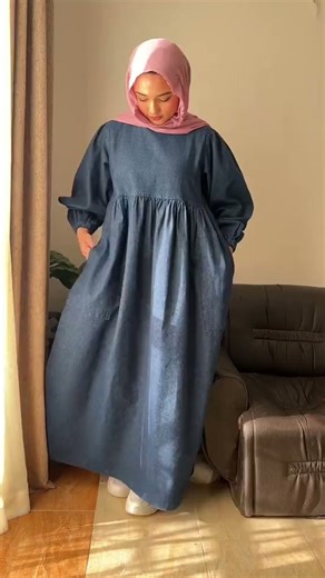 Styling my new modest denim dresses for everyday wear