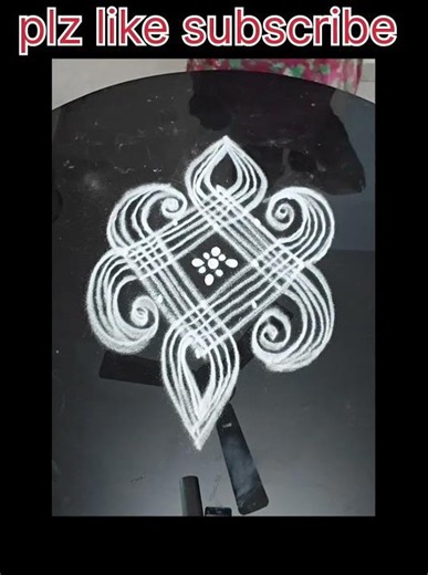 Stunning Front House Rangoli Design 2026 | Easy White Kolam for Home Entrance