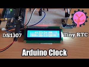 How to make a Clock using Arduino | DS1307 tiny RTC | scientist BENIEL'S LAB |