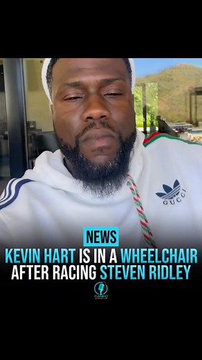 70K views · 29 reactions | #KevinHart is in a wheelchair after racing #StevenRidley‼️ Kevin tore his lower abdomen and his abductors when doing a 40 yard dash race with ex NFL running back Steven Ridley. Wishing Kevin a speedy recovery‼️ | Funniest Standup | Facebook
