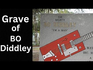 Grave of Bo Diddley - Rock n Roll Legend