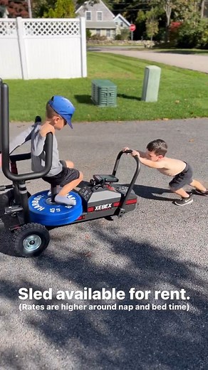 Our Xebex sleds are not actually available for rent, BUT we are giving one away with Garage Gym Experiment! Visit our Instagram post from 11/21 & tag two friends for your chance to win a Xebex Fitness XT3 Sled! Can’t wait that long to lock in your sled? They’re also on sale for $110 off during our Black Novemeber sale. The XT3 Sleds are a game changer to add to your gym. With endless ways to push, pull, crawl, twist, and back pedal, the XT3 is perfect for that full-body home workout. BONUS - the