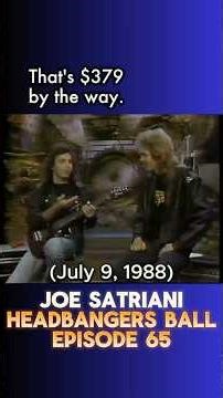 Joe Satriani's Hair Hosts Headbangers Ball
