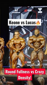 Round Fullness vs Crazy Density! Keone Pearson vs Lucas Garcia Comparison #bodybuilding