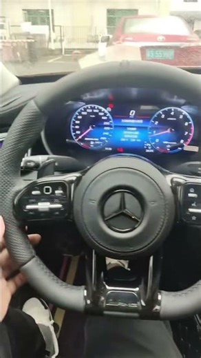 12.1 inch Android screen for benz glc/ c class #automobile #benz #carplay #androidheadunit