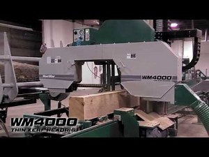 WM4000 Industrial Sawmill - High Production Thin-Kerf Headrig | Wood-Mizer