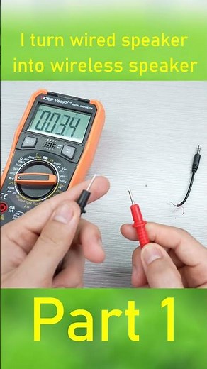 I turn WIRED speaker into WIRELESS speaker part 1