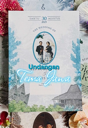 Undangan Jawa Custom #undanganpernikahan #fyp