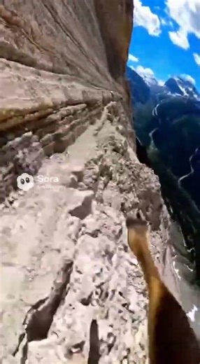 😱🐐 POV: One Step From Falling Off a Cliff…