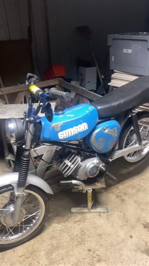 Wo ist der Auspuff ☹️ #s90m #simson