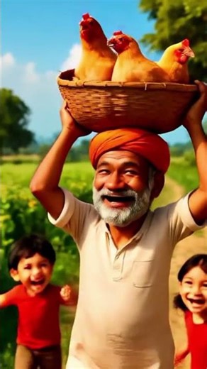 dada ji murgi palat hai|#viral #cartoon #kabutarandekabdetehain #facts #ytshorts #moralstories #cr7