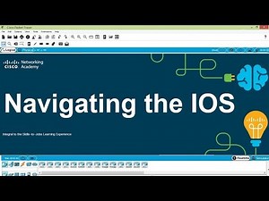Packet TracerV7.2 - Navigating the IOS