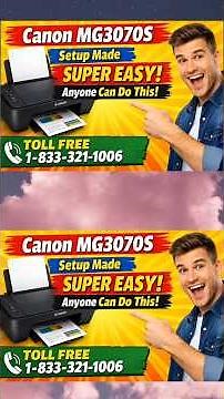 IJ.start.canon Setup | Canon MG3070S Printer Setup #canon #ijstartcanon #canonsetup #printer