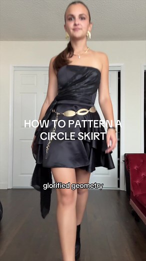 Learn How to Pattern a Circle Skirt Step-by-Step