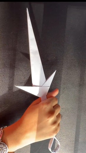 How to make paper Kunai Minato ( Origami Kunai Knife Simple )