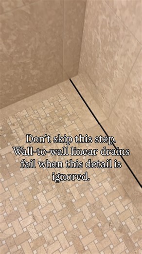 Denis Semenov on Instagram: "Don’t skip this step 👀 A wall-to-wall linear drain only works if the prep and slope are done right. This step determines: ✔️ Proper drainage ✔️ No standing water ✔️ Clean tile lines ✔️ Long-term performance Luxury showers aren’t about trends — they’re about details done correctly from the start. 📍 Seattle & surrounding areas 🔹 Custom tile & shower systems 🔹 Precision installs only NW Diamond Tile & Remodel 📞 206-992-6040"