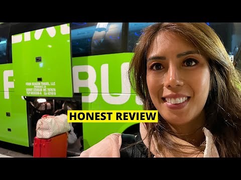 FlixBus Overnight Trip Honest Review🚍California Road Trip