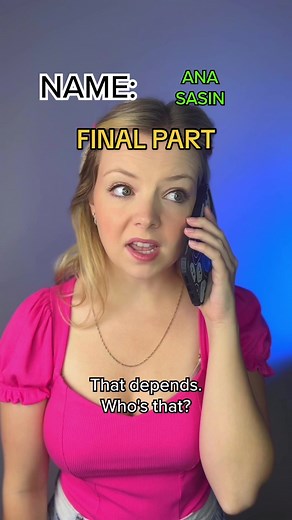 Jessica Kaylee (@thejessicakaylee) - Replying to @Jessica Kaylee #pov everyone is given a name… FINAL PART #povs #acting #skit #ana