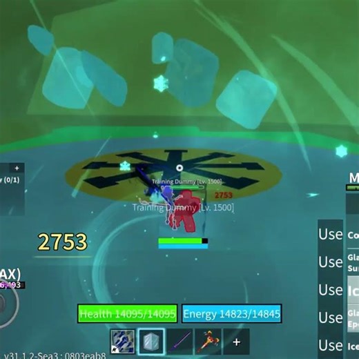 Easiest ice one shot combo #bloxfruits #oneshotcombo #roblox #youtubeshorts