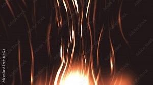 Dark Night Fire A fiery scene with flames and smoke against a dark background, capturing the intensity and warmth of a blazing fire