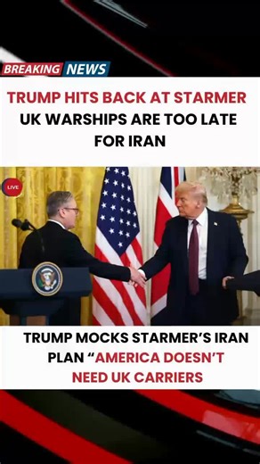 Trump Confronts kier Starmer and said united state don't need any help on UK sending carriers to Middle East. #uknews#BreakingNews#trumpnews#kierstarmer