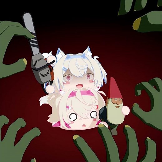 Chainsaw and gnome【Hololive Short Animation】