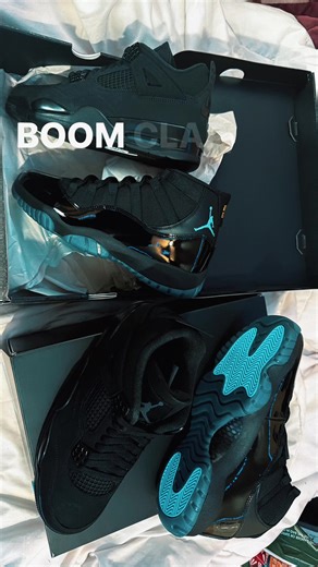 now I can finally sleep 🥹 #gammablue #blackcat4s | Black Cat Jordan 4