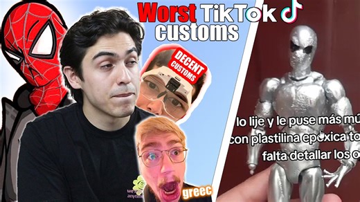 TikTok Custom Action Figures Reaction | Amazing and Weird Creations