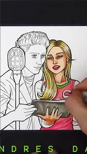 I drew Zed and Addison 🧟 Someday @DisneyZOMBIES #disneyvillains