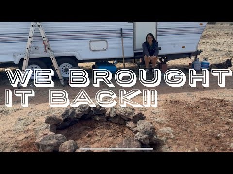 Building another fire pit|off-grid,camper|